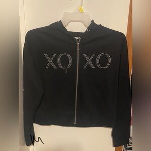 XOXO Zip Up Sweater